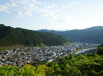 城下町の眺め