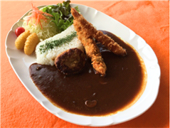 梓川SA(下り）　黒部ダムカレー