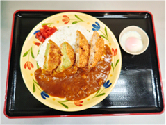 中央道原PA（上り）Wコロッケカレー温玉添え