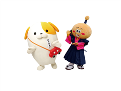 「みちまるくん」(左)と「たまじまる」(右)