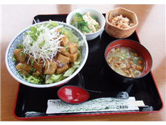 疲労回復に！信州高野豆腐と豚肉のあんかけ丼