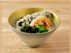 海老名産野菜の天ぷら（2種）うどん＜EXPASA海老名（下り）店限定＞