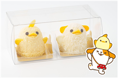 「定番ぴよりん」と「みちまるくんぴよりん」のセット販売です